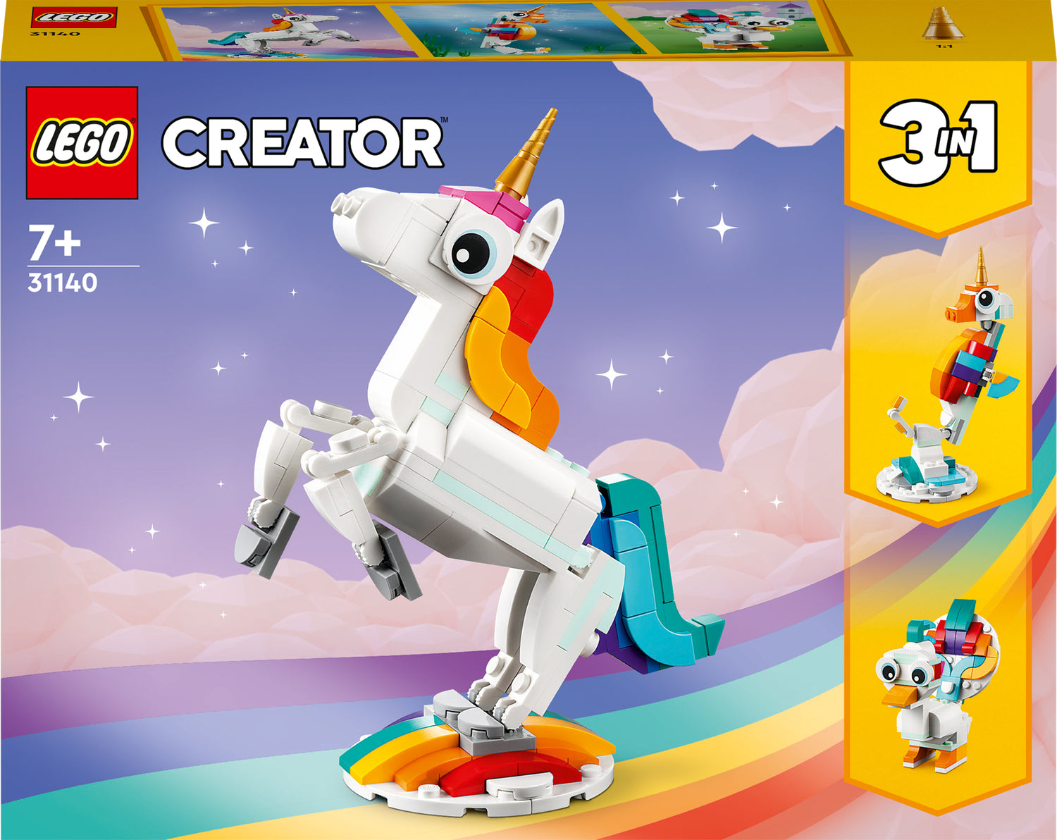 LEGO® Creator 3-in-1 Magical Unicorn Toy Set – Dancing Bear Toys