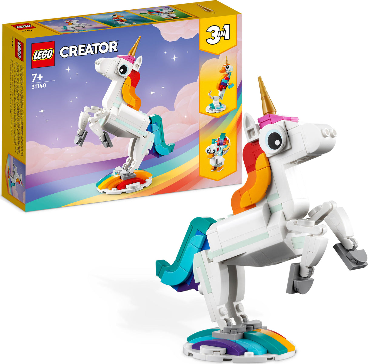 LEGO® Creator 3-in-1 Magical Unicorn Toy Set