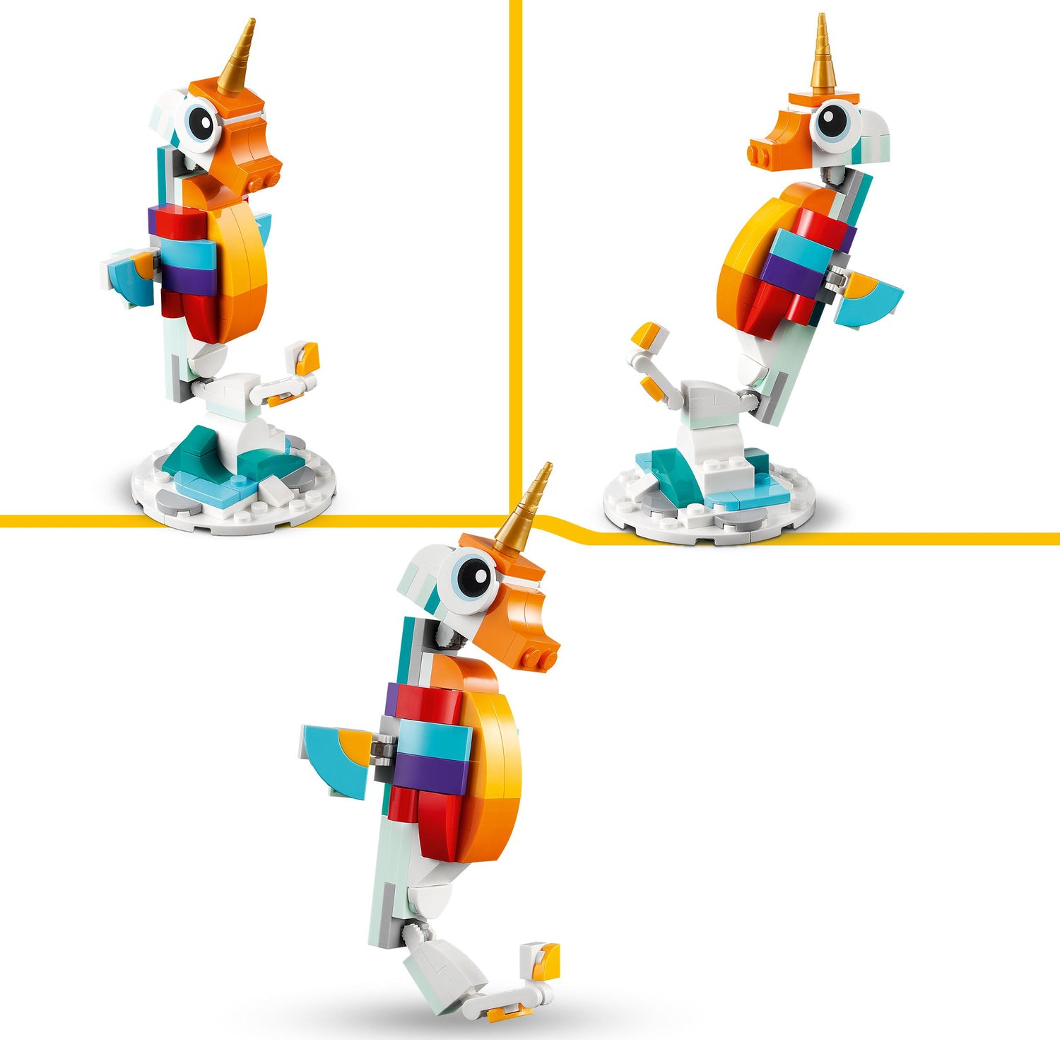 LEGO® Creator 3-in-1 Magical Unicorn Toy Set – Dancing Bear Toys