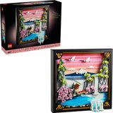 LEGO ART: Japanese Cherry Blossom Landscape