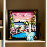 LEGO ART: Japanese Cherry Blossom Landscape