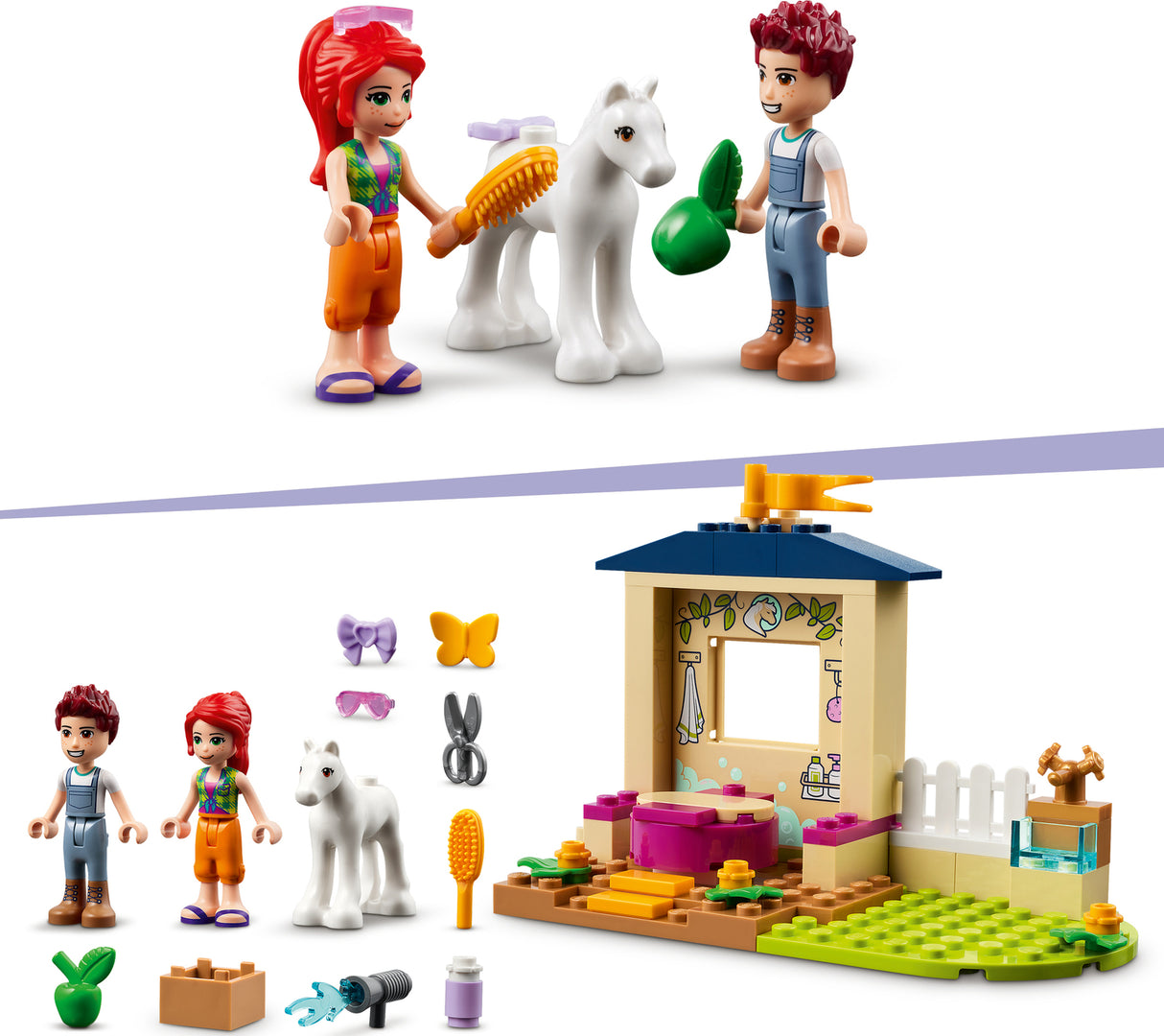 LEGO Friends Pony-Washing Stable Horse 4+ Set