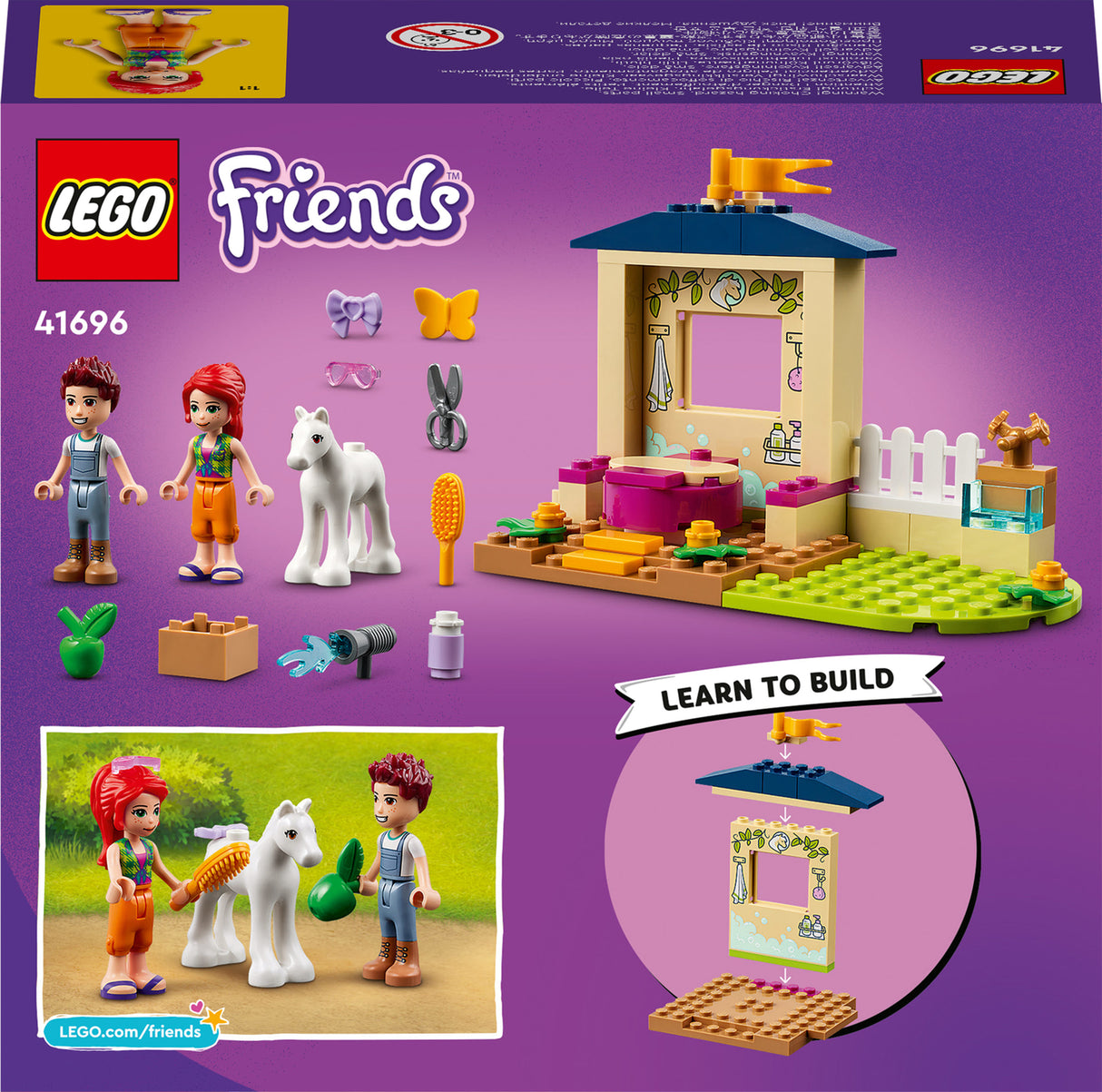 LEGO Friends Pony-Washing Stable Horse 4+ Set