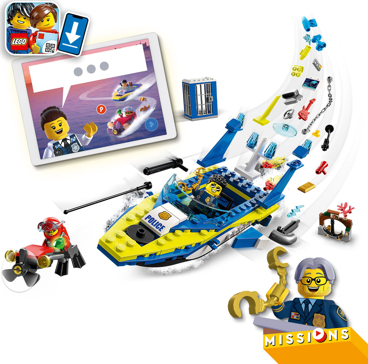 LEGO City Water Police Detective Missions Set