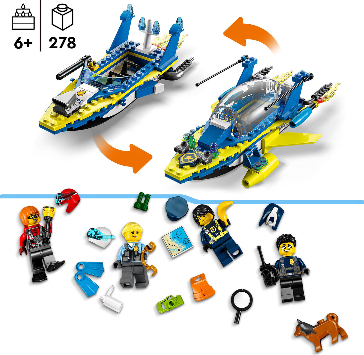 LEGO City Water Police Detective Missions Set