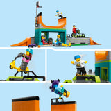 LEGO City Street Skate Park with Toy Bike