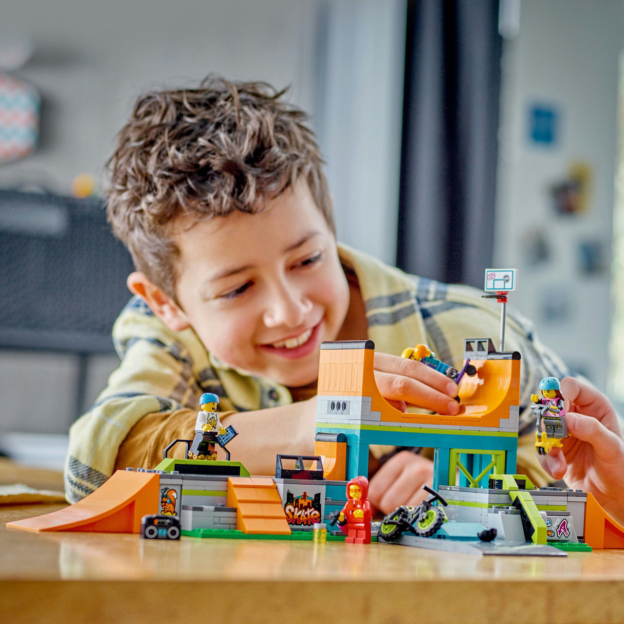 LEGO City Street Skate Park with Toy Bike