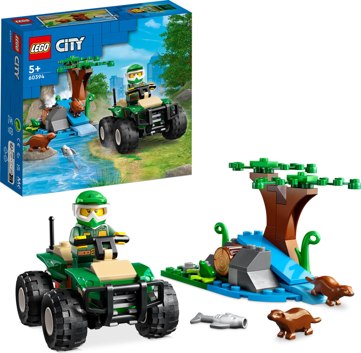 LEGO® City: ATV & Otter Habitat