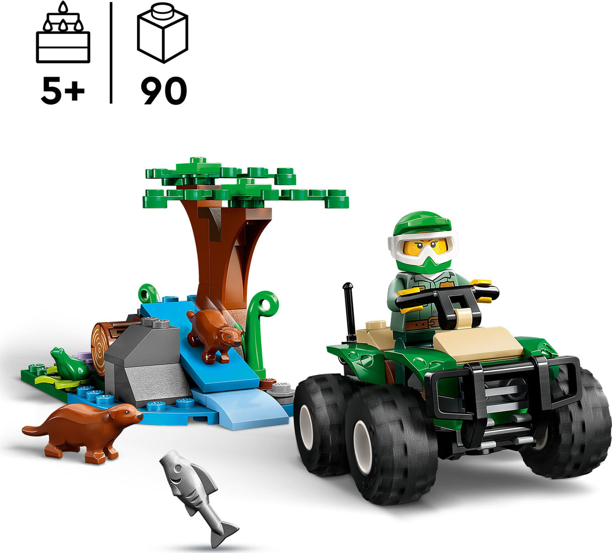 LEGO® City: ATV & Otter Habitat