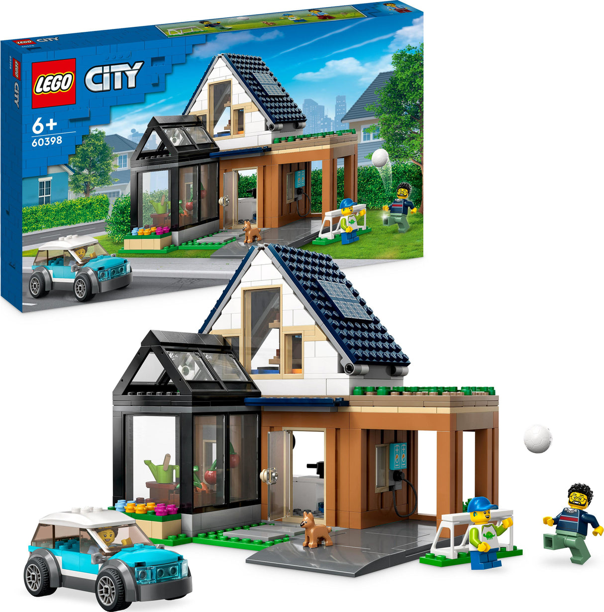 LEGO City Family House and Electric Car Toys