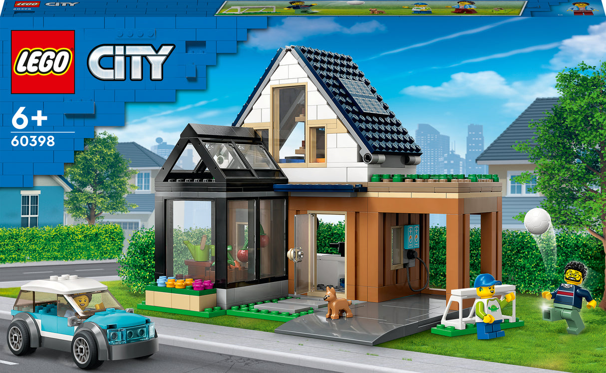 LEGO City Family House and Electric Car Toys