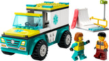 LEGO City Great Vehicles: Emergency Ambulance and Snowboarder