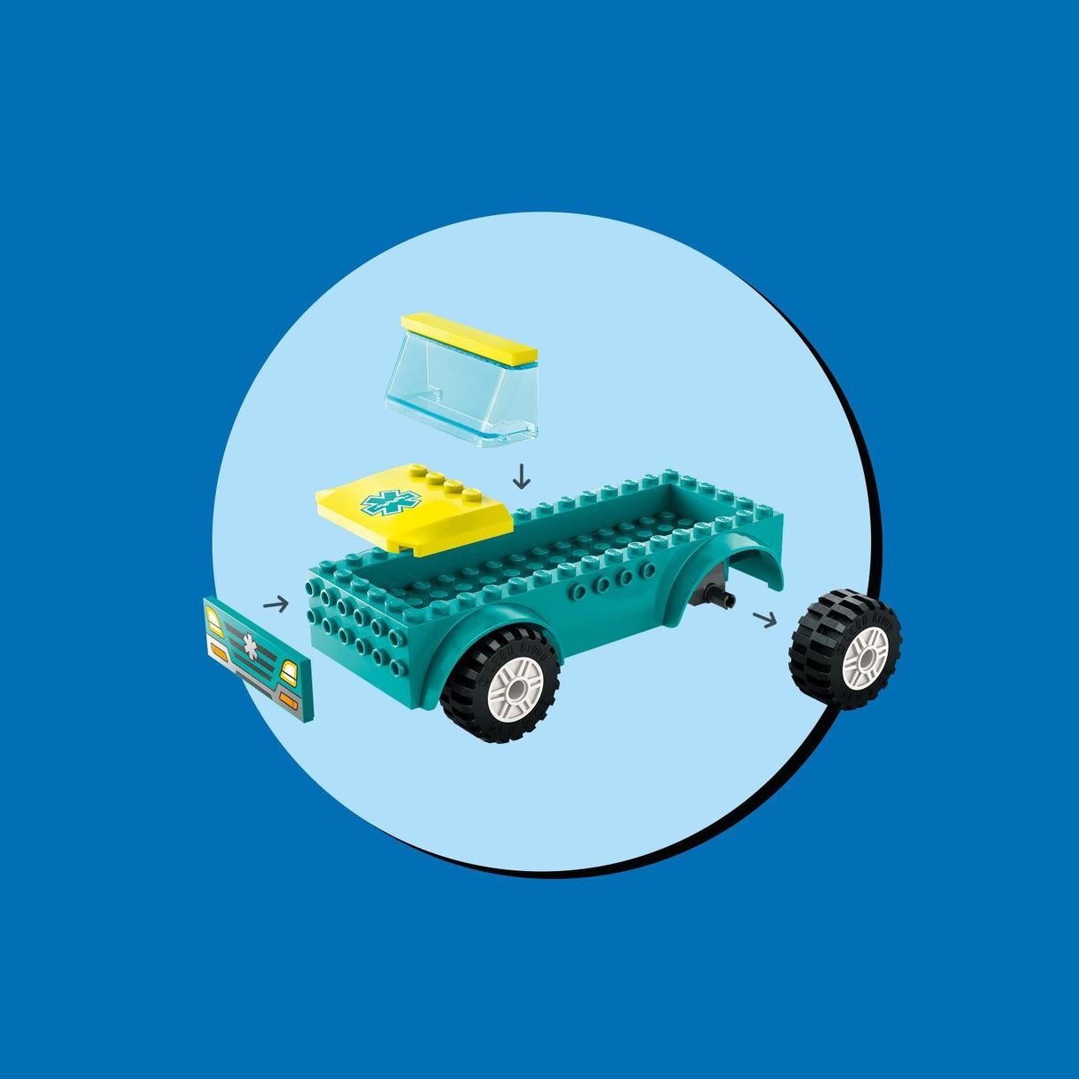 LEGO City Great Vehicles: Emergency Ambulance and Snowboarder