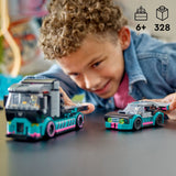 LEGO City Great Vehicles: Race Car and Car Carrier Truck