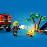 LEGO City Fire: 4x4 Fire Truck with Rescue Boat