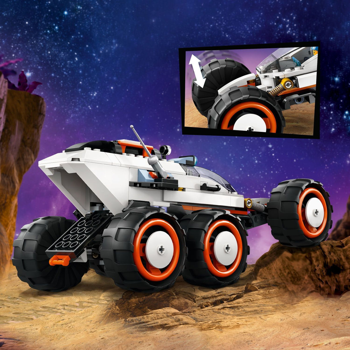 LEGO City Space: Space Explorer Rover and Alien Life