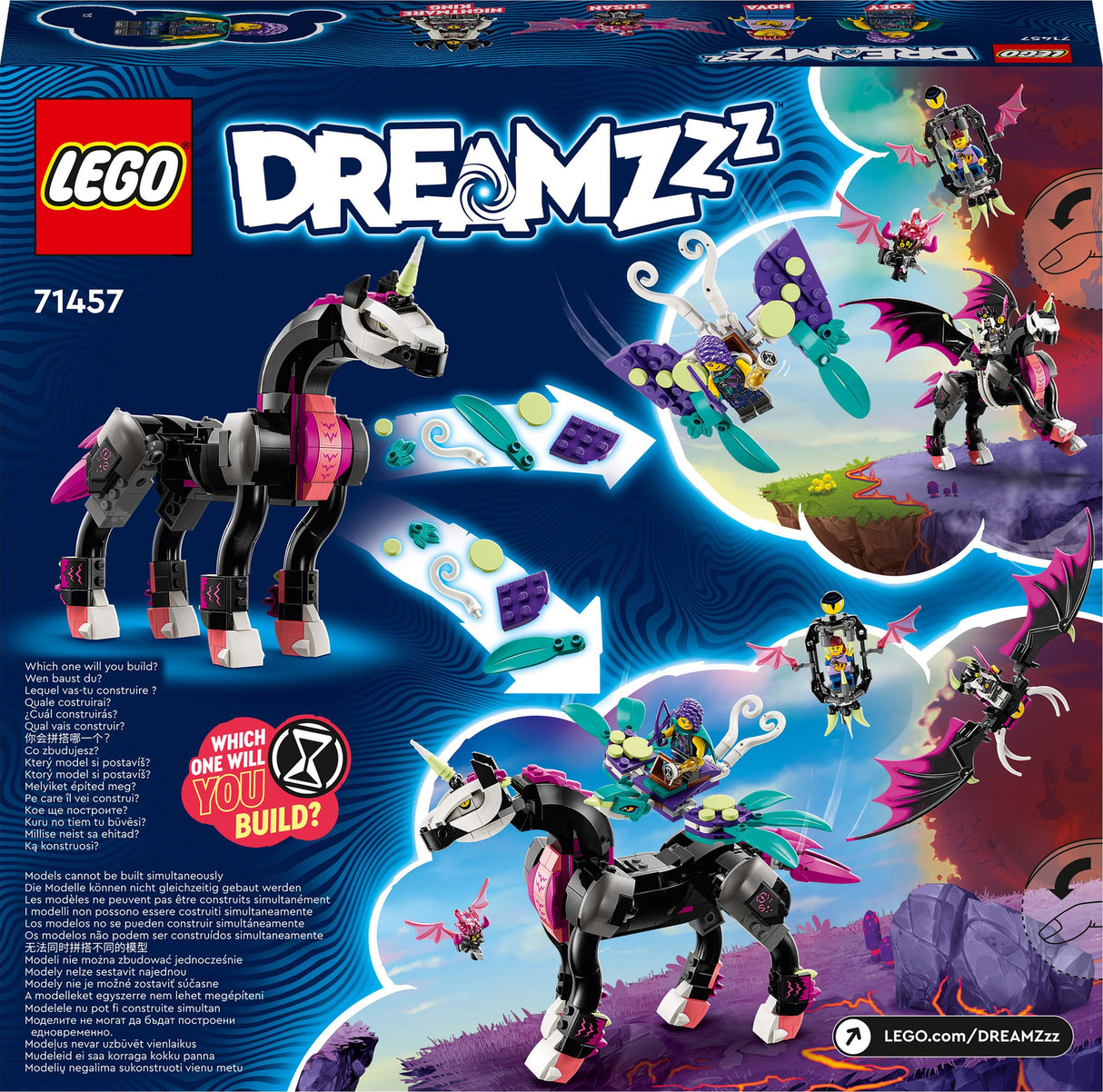 LEGO DREAMZzz Pegasus Flying Horse Toy 2 in 1