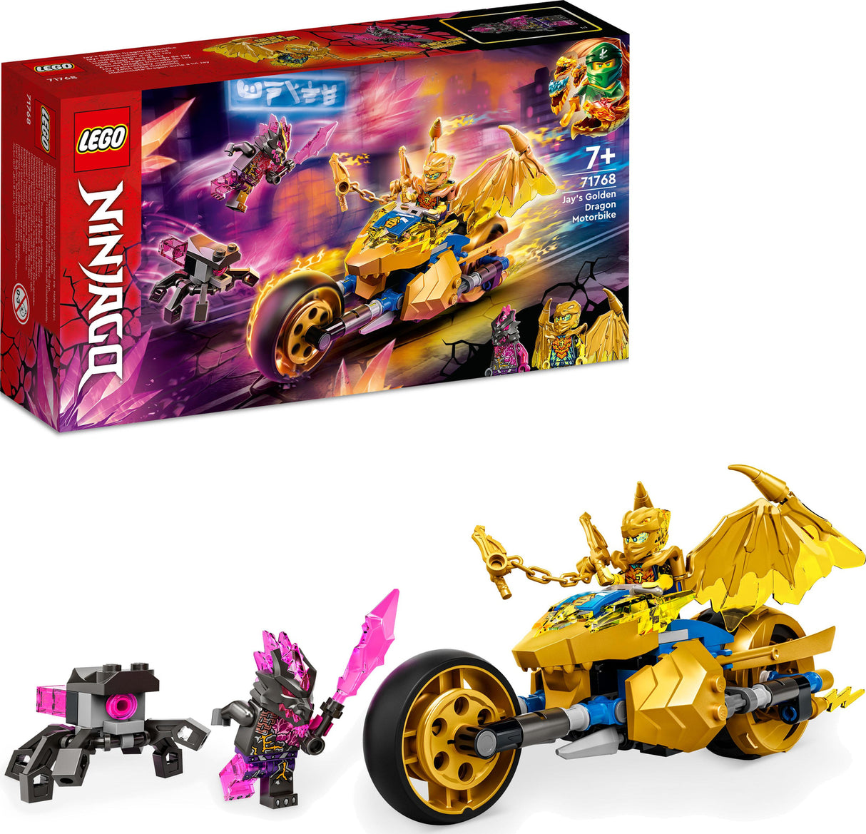 LEGO NINJAGO Jay's Golden Dragon Motorbike Set