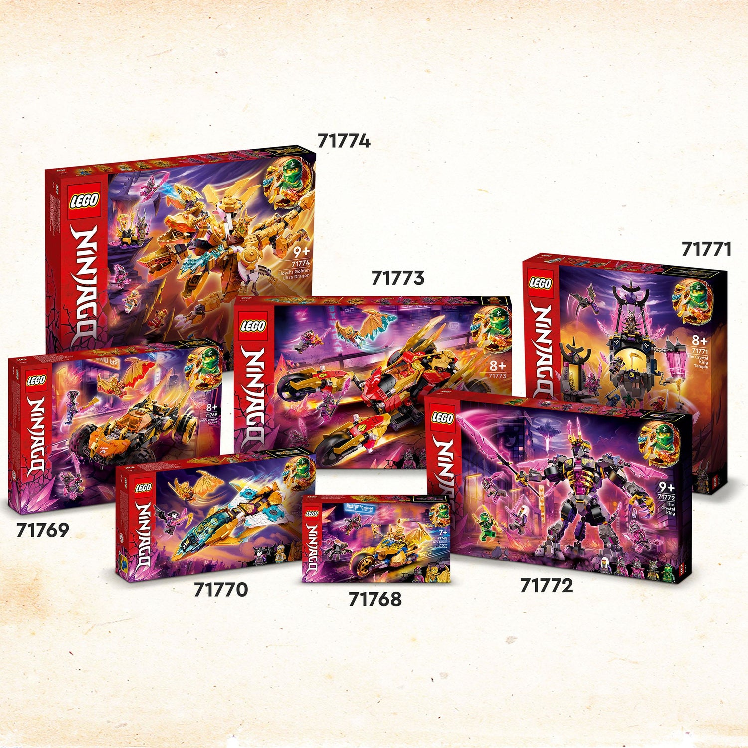 LEGO NINJAGO Jay's Golden Dragon Motorbike Set – Dancing