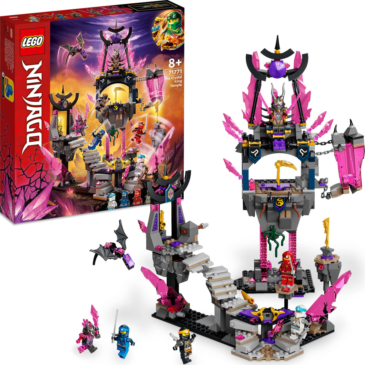 LEGO NINJAGO The Crystal King Temple Playset