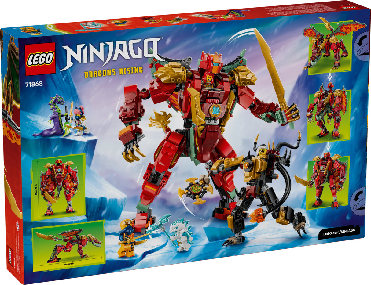 LEGO® NINJAGO® Wyldfyre's Transforming Dragon Mech