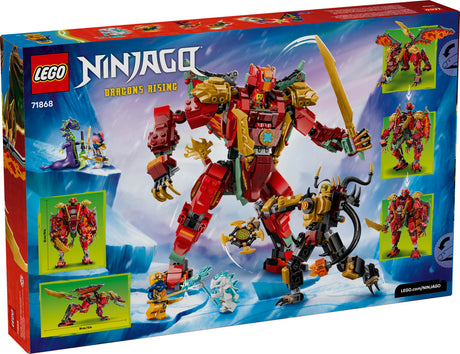 LEGO® NINJAGO® Wyldfyre's Transforming Dragon Mech