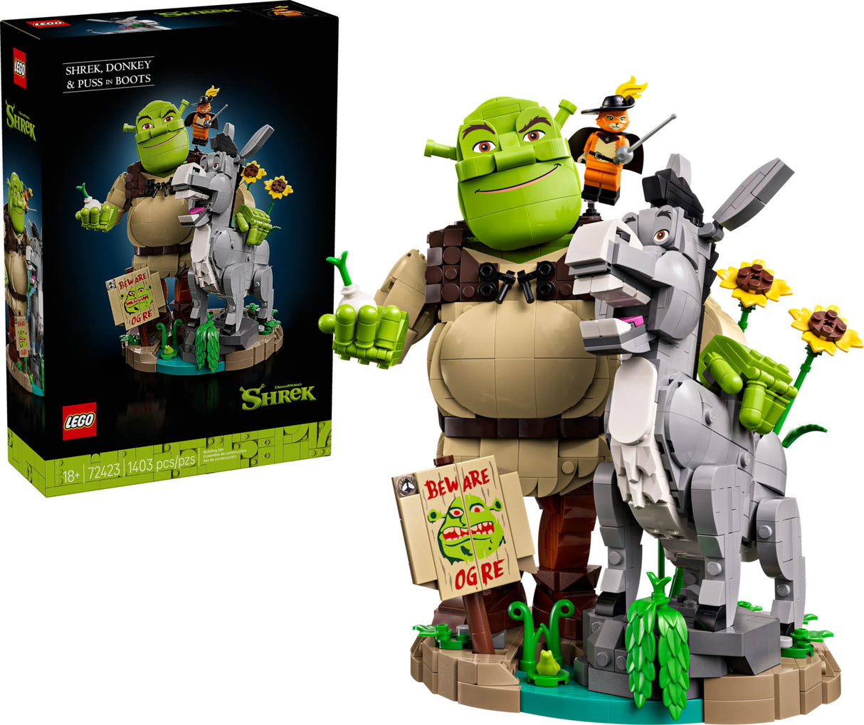 LEGO® Shrek: Shrek, Donkey & Puss in Boots