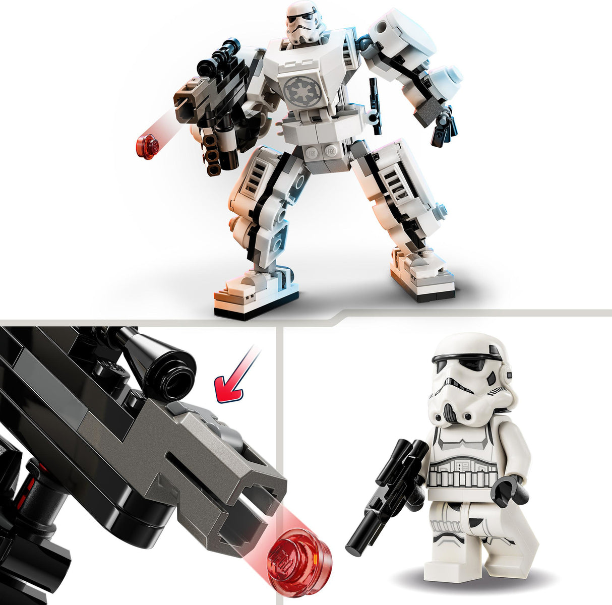 LEGO Star Wars Stormtrooper Mech Figure Set