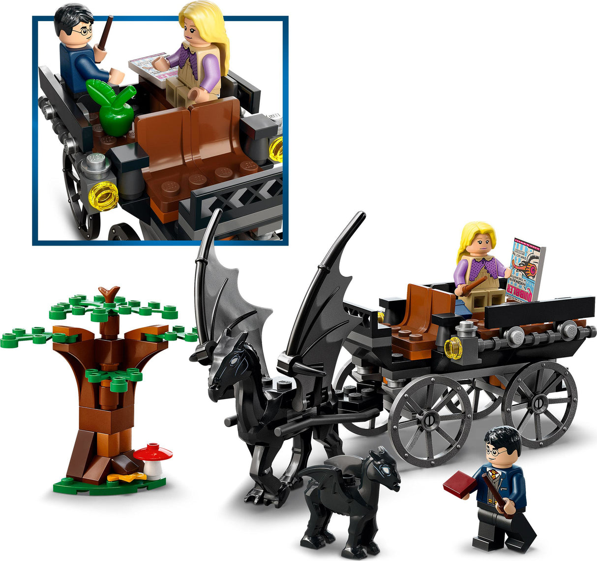 LEGO Harry Potter Hogwarts Carriage Thestrals Set