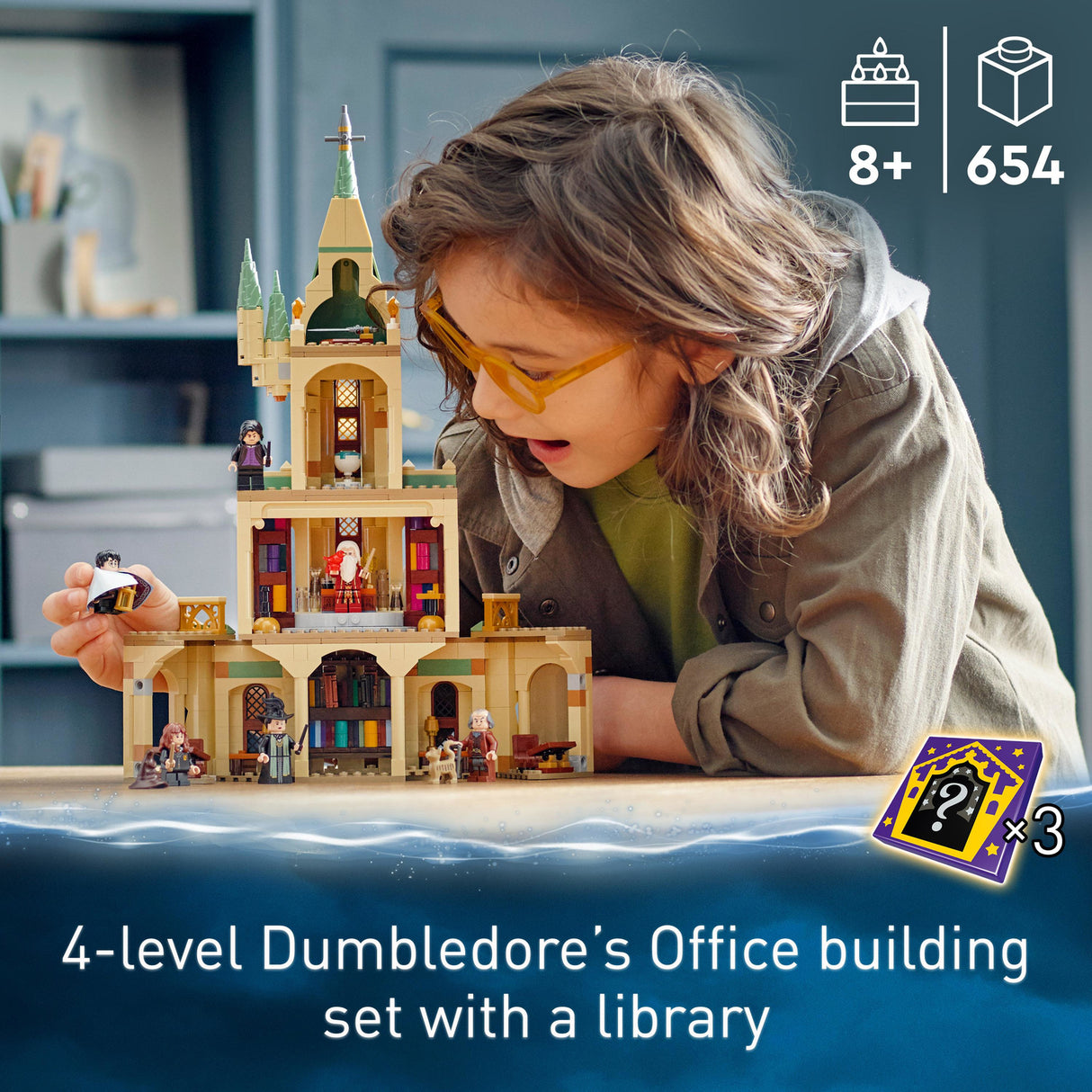 HOT Lego Modular Lego Harry Potter Hogwarts Library LEGO