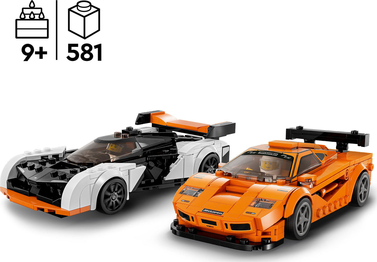 LEGO® Speed Champions McLaren Solus GT & McLaren F1 LM