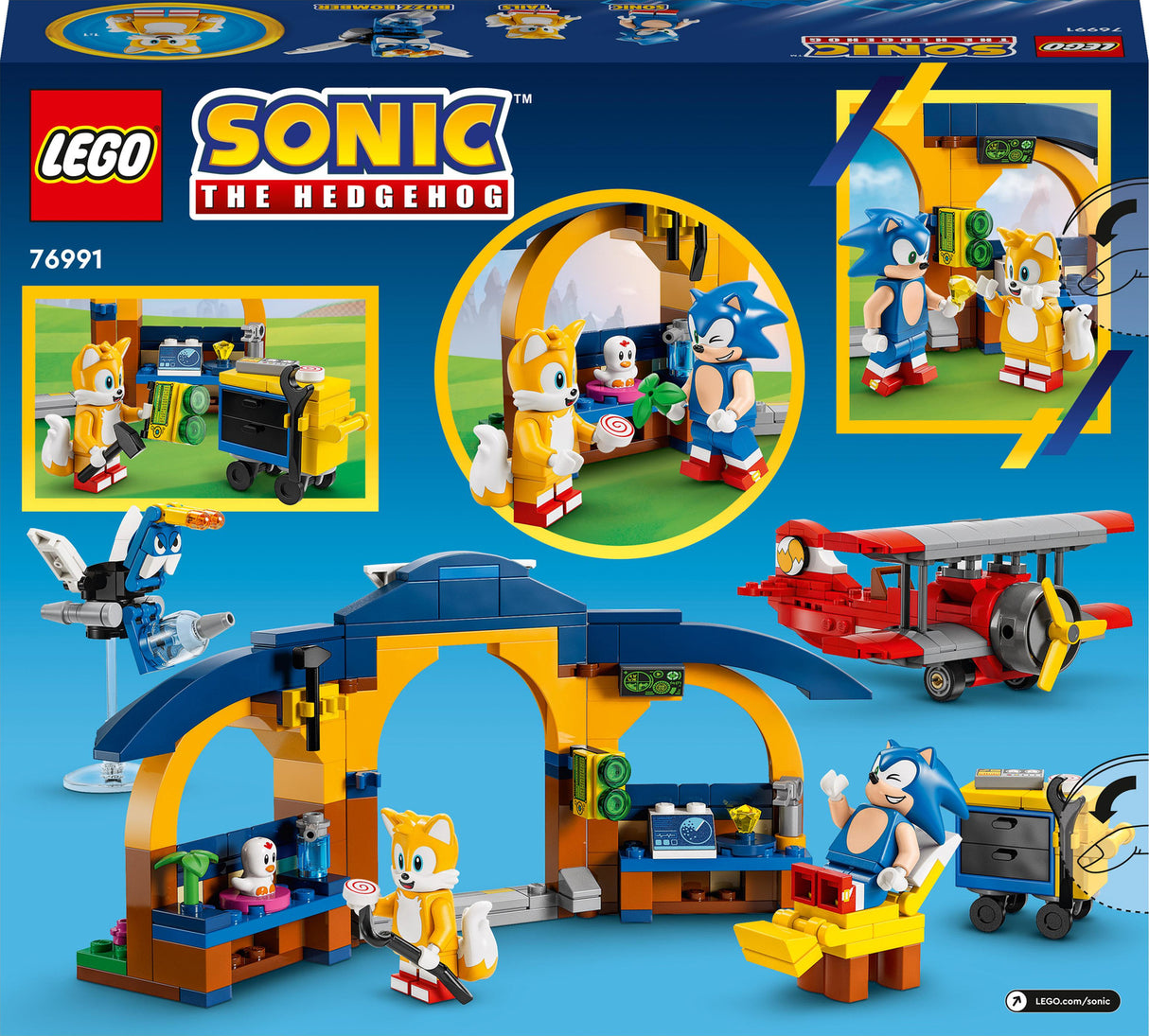 LEGO Sonic the Hedgehog Tails’ Workshop and Tornado Plane