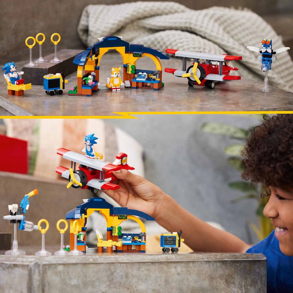 LEGO Sonic the Hedgehog Tails’ Workshop and Tornado Plane