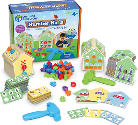 Number Nails Activity Set