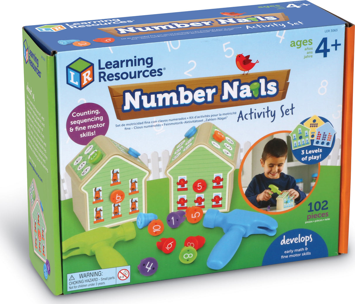 Number Nails Activity Set