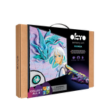 OKTO Manga Elements - Air - 3D Clay Canvas Kit (11.8 x 15.7 in) - Ages 10+