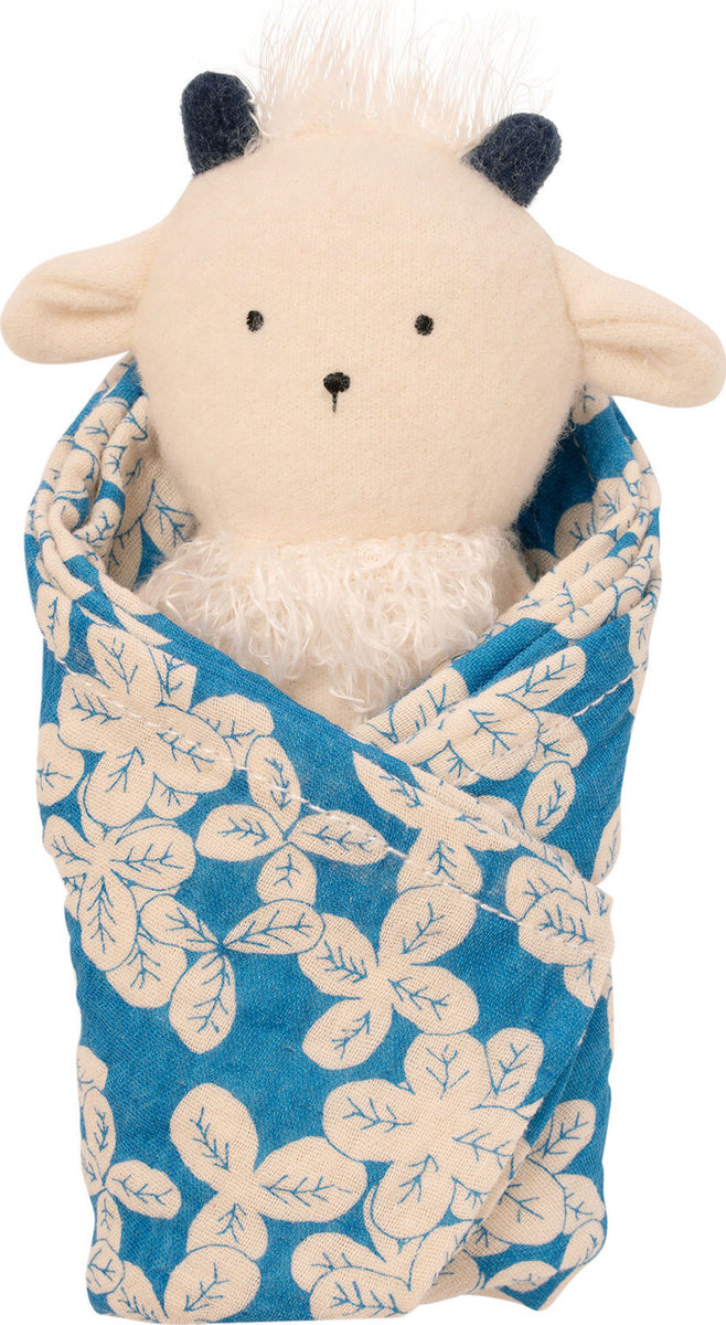 Goat Rattle + Burp Cloth – Dancing Bear Toys