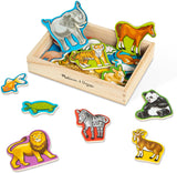 Magnetic Wooden Animals