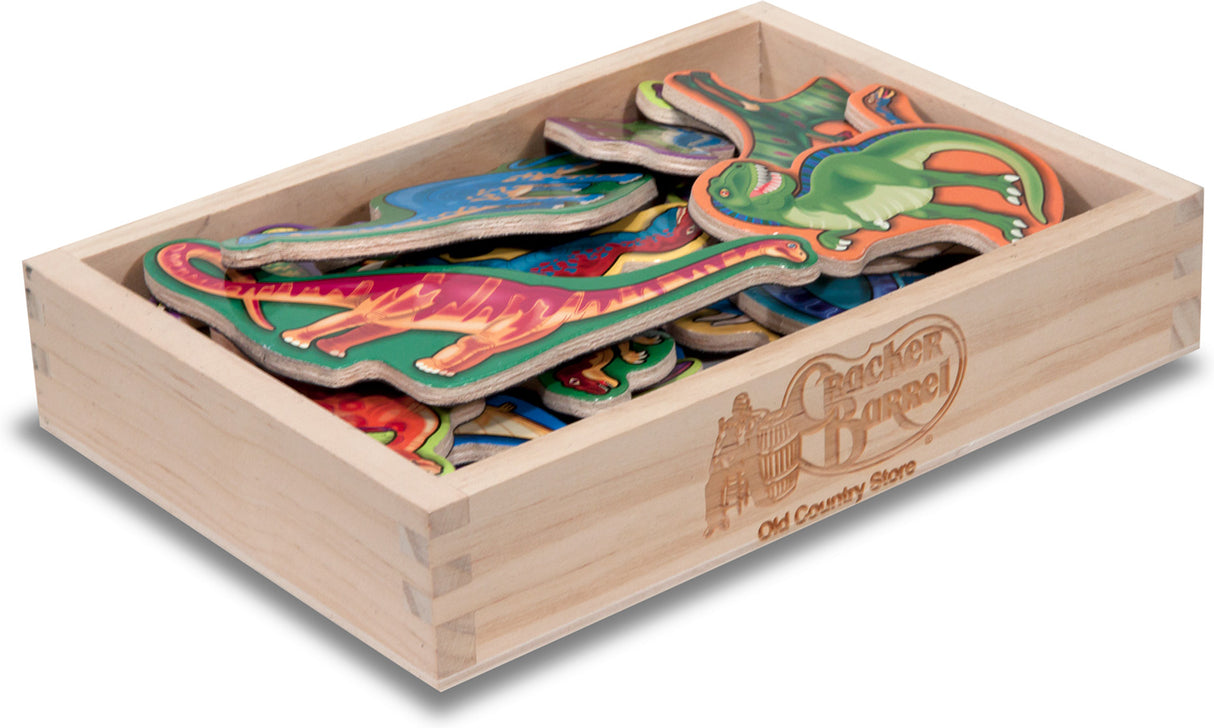 Magnetic Wooden Dinosaurs