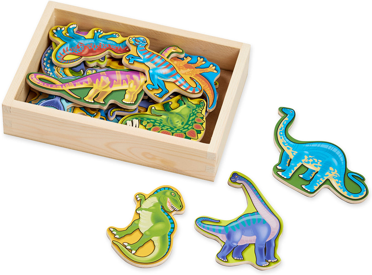 Magnetic Wooden Dinosaurs