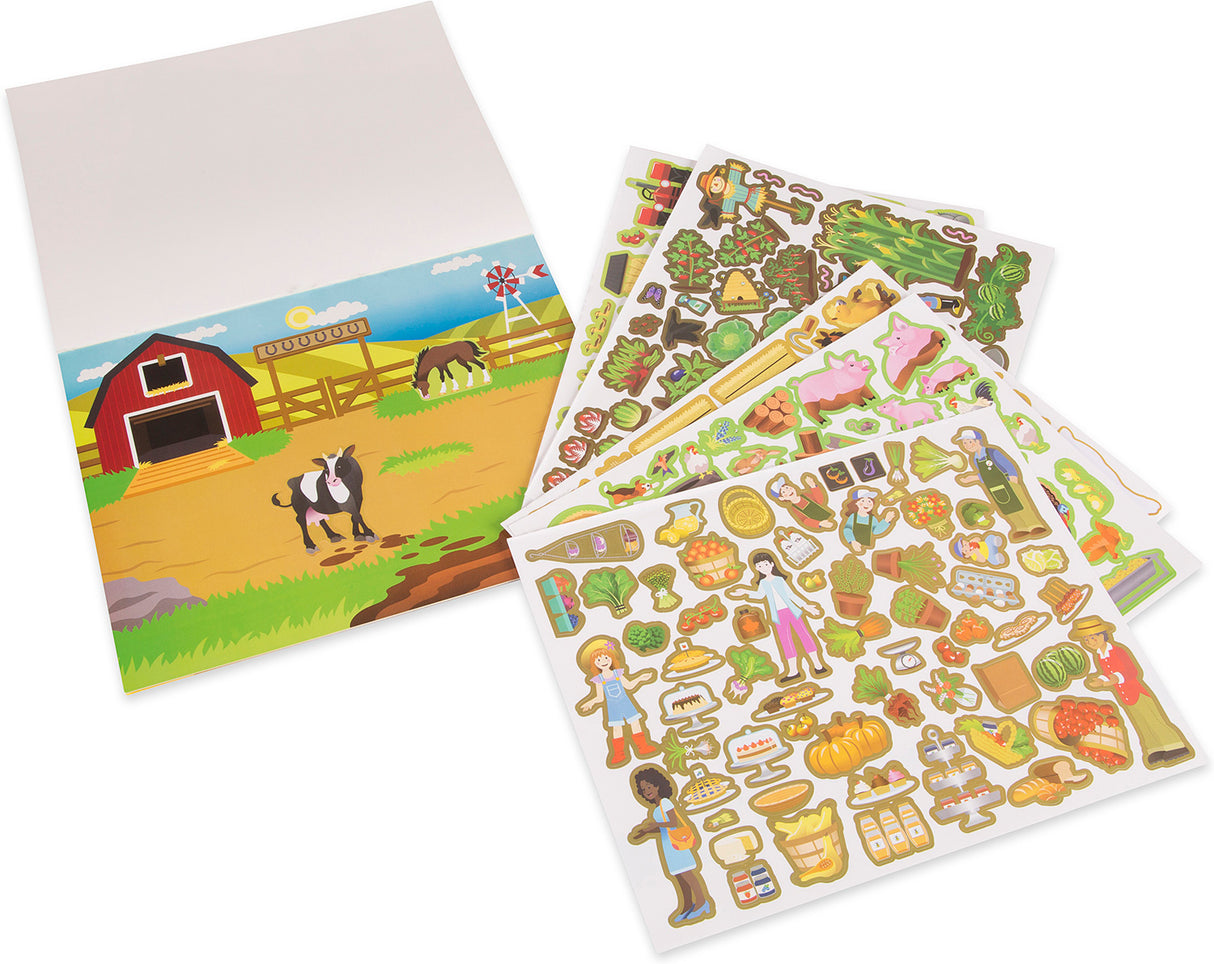 Reusable Sticker Pad - Farm