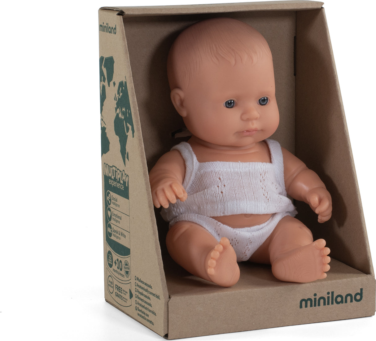 Newborn Baby Doll Caucasian Boy (21cm, 8 1/4")