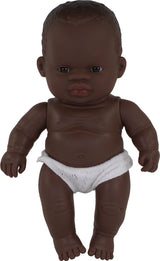 Newborn Baby Doll African Boy (21cm, 8 1/4")