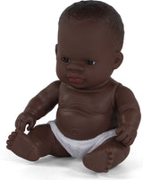 Newborn Baby Doll African Boy (21cm, 8 1/4")