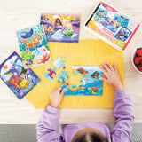 Merry Mermaids 4-Pack Wooden Puzzles