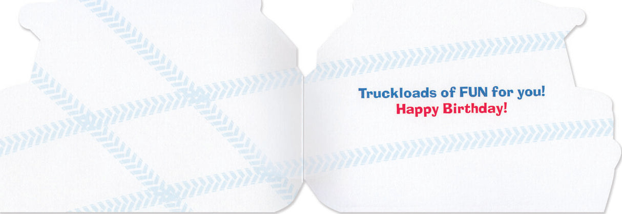 Dump Truck W/Presents Card (Sch)