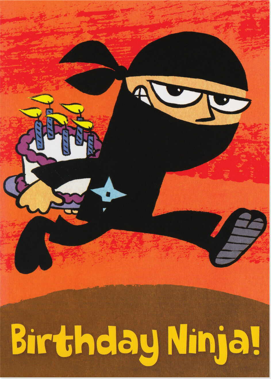 Ninja Birthday Card