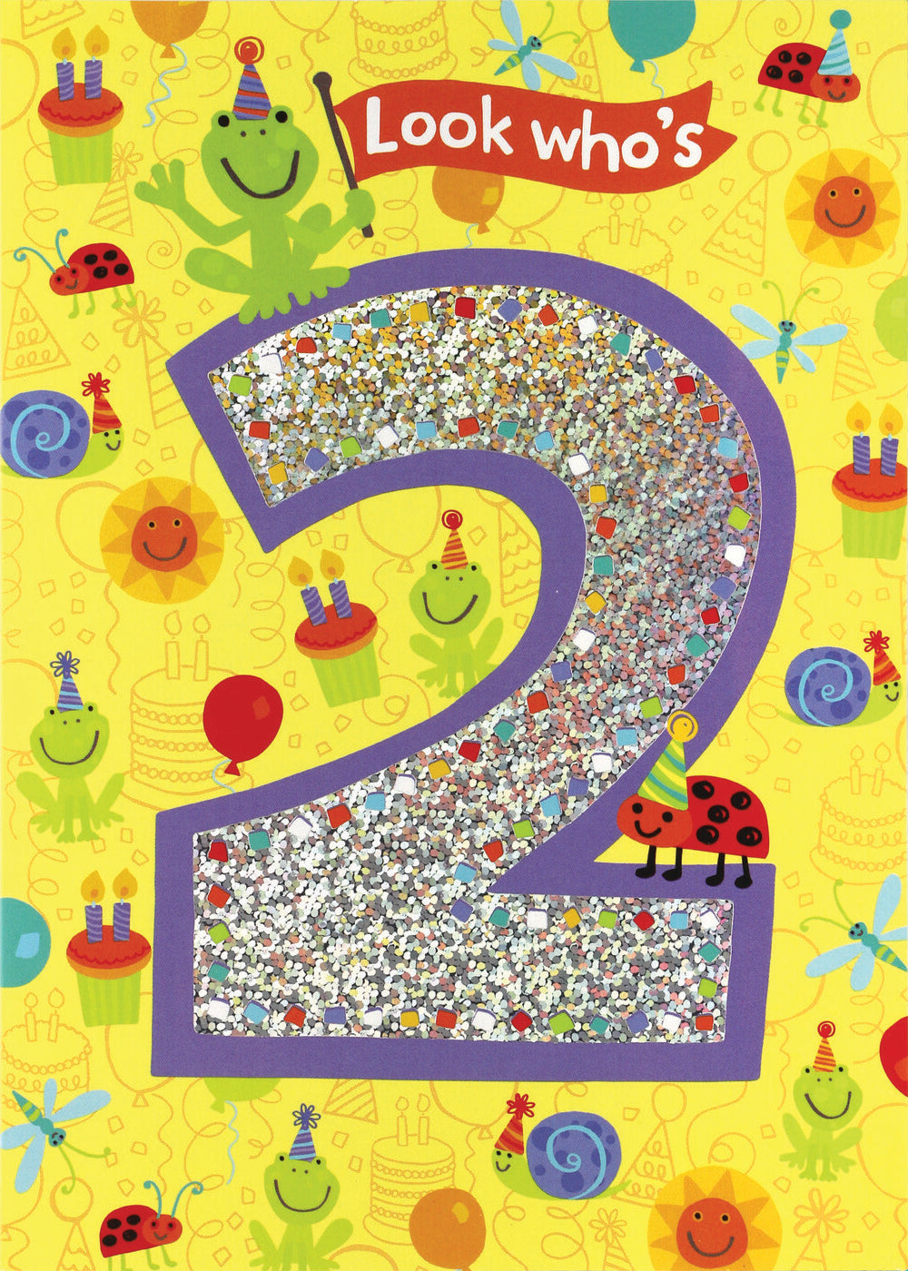 Age 2 Pattern Foil Card