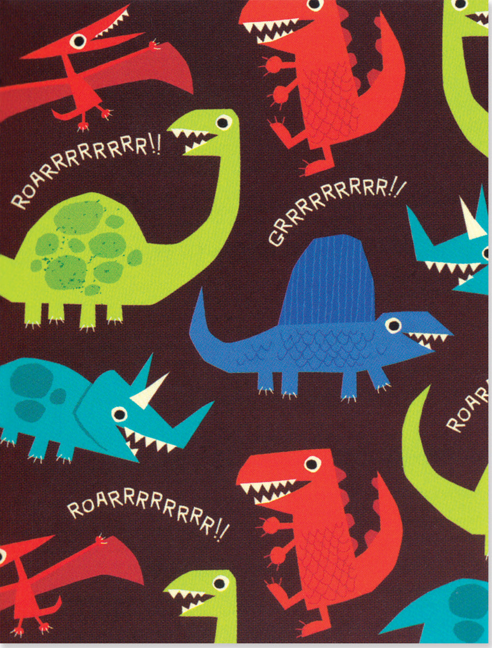 Dinosaur Pattern Gift Enclosure Card