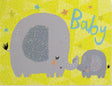 Glitter Baby Elephant Card